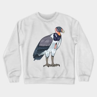 King vulture bird cartoon illustration Crewneck Sweatshirt